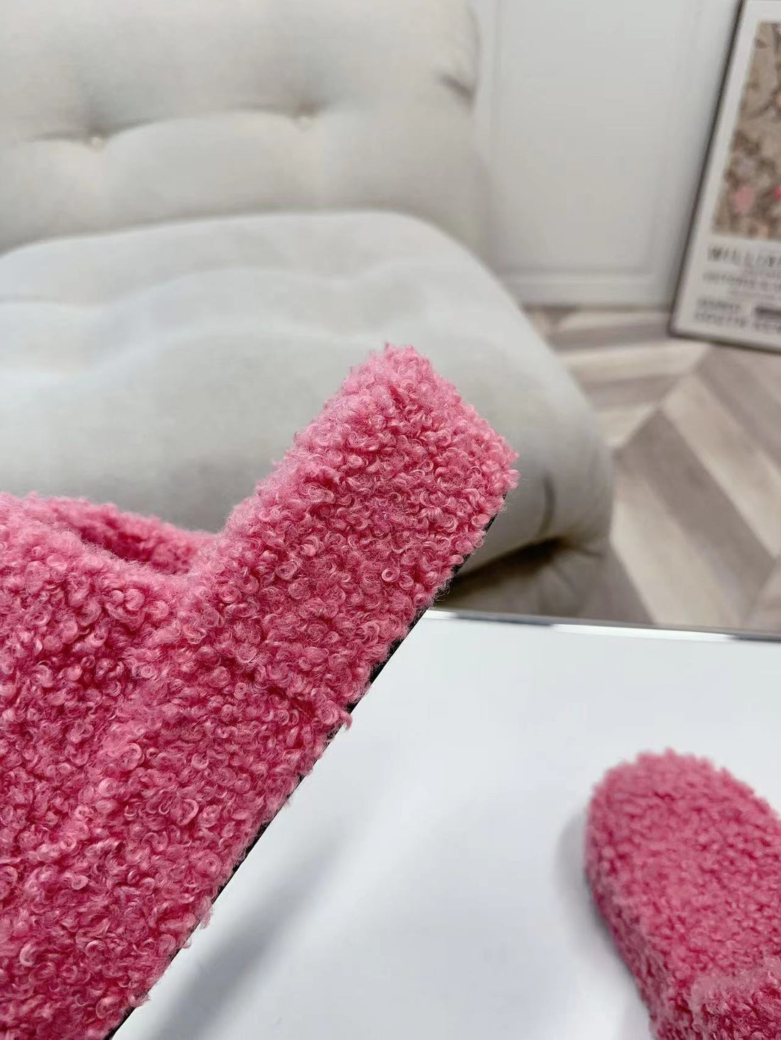 Balenciaga Furry Pool Slide – Where Luxury Meets Comfort